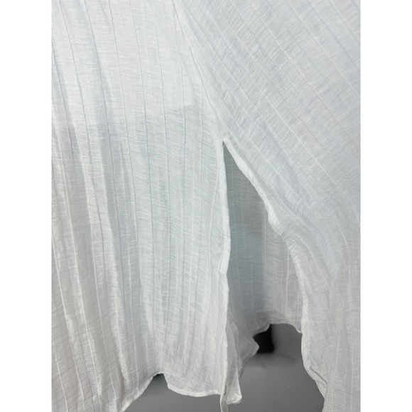 J.Crew Pleated drawstring maxi skirt in linen blend XS White NWT - Picture 6 of 8